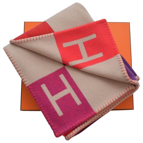 hermes cashmere cushion|authentic hermes blanket.